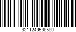 Código de barras (EAN, GTIN, SKU, ISBN): '6311243538590'