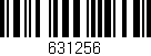 Código de barras (EAN, GTIN, SKU, ISBN): '631256'