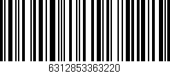 Código de barras (EAN, GTIN, SKU, ISBN): '6312853363220'