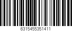 Código de barras (EAN, GTIN, SKU, ISBN): '6315455351411'
