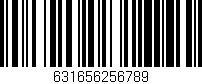 Código de barras (EAN, GTIN, SKU, ISBN): '631656256789'