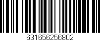 Código de barras (EAN, GTIN, SKU, ISBN): '631656256802'