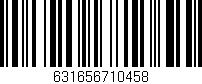 Código de barras (EAN, GTIN, SKU, ISBN): '631656710458'