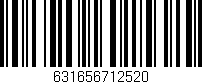 Código de barras (EAN, GTIN, SKU, ISBN): '631656712520'