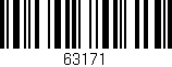 Código de barras (EAN, GTIN, SKU, ISBN): '63171'