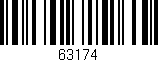 Código de barras (EAN, GTIN, SKU, ISBN): '63174'