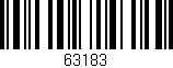 Código de barras (EAN, GTIN, SKU, ISBN): '63183'