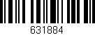 Código de barras (EAN, GTIN, SKU, ISBN): '631884'