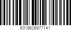 Código de barras (EAN, GTIN, SKU, ISBN): '6319626977141'