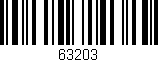 Código de barras (EAN, GTIN, SKU, ISBN): '63203'
