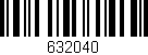 Código de barras (EAN, GTIN, SKU, ISBN): '632040'