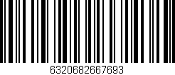 Código de barras (EAN, GTIN, SKU, ISBN): '6320682667693'