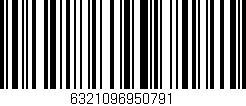 Código de barras (EAN, GTIN, SKU, ISBN): '6321096950791'