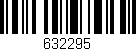 Código de barras (EAN, GTIN, SKU, ISBN): '632295'