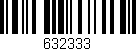 Código de barras (EAN, GTIN, SKU, ISBN): '632333'