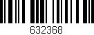 Código de barras (EAN, GTIN, SKU, ISBN): '632368'