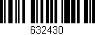 Código de barras (EAN, GTIN, SKU, ISBN): '632430'