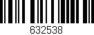 Código de barras (EAN, GTIN, SKU, ISBN): '632538'