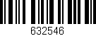 Código de barras (EAN, GTIN, SKU, ISBN): '632546'