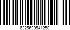 Código de barras (EAN, GTIN, SKU, ISBN): '6325698541258'