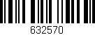 Código de barras (EAN, GTIN, SKU, ISBN): '632570'