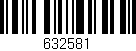 Código de barras (EAN, GTIN, SKU, ISBN): '632581'