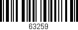 Código de barras (EAN, GTIN, SKU, ISBN): '63259'