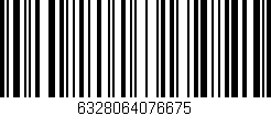 Código de barras (EAN, GTIN, SKU, ISBN): '6328064076675'