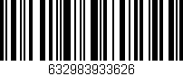 Código de barras (EAN, GTIN, SKU, ISBN): '632983933626'