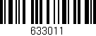 Código de barras (EAN, GTIN, SKU, ISBN): '633011'