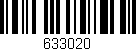 Código de barras (EAN, GTIN, SKU, ISBN): '633020'