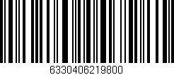 Código de barras (EAN, GTIN, SKU, ISBN): '6330406219800'