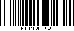 Código de barras (EAN, GTIN, SKU, ISBN): '6331182893949'