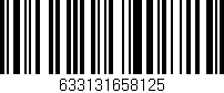 Código de barras (EAN, GTIN, SKU, ISBN): '633131658125'