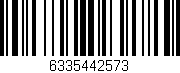 Código de barras (EAN, GTIN, SKU, ISBN): '6335442573'