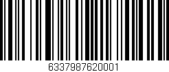Código de barras (EAN, GTIN, SKU, ISBN): '6337987620001'