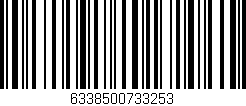 Código de barras (EAN, GTIN, SKU, ISBN): '6338500733253'
