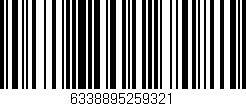 Código de barras (EAN, GTIN, SKU, ISBN): '6338895259321'