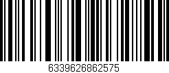 Código de barras (EAN, GTIN, SKU, ISBN): '6339626862575'