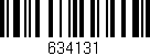 Código de barras (EAN, GTIN, SKU, ISBN): '634131'