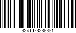 Código de barras (EAN, GTIN, SKU, ISBN): '6341978368391'