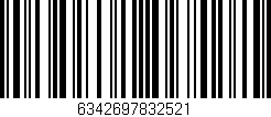 Código de barras (EAN, GTIN, SKU, ISBN): '6342697832521'