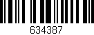 Código de barras (EAN, GTIN, SKU, ISBN): '634387'