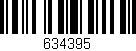 Código de barras (EAN, GTIN, SKU, ISBN): '634395'