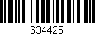 Código de barras (EAN, GTIN, SKU, ISBN): '634425'