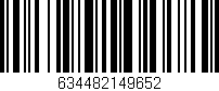 Código de barras (EAN, GTIN, SKU, ISBN): '634482149652'