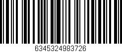 Código de barras (EAN, GTIN, SKU, ISBN): '6345324983726'