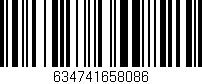 Código de barras (EAN, GTIN, SKU, ISBN): '634741658086'