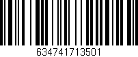 Código de barras (EAN, GTIN, SKU, ISBN): '634741713501'