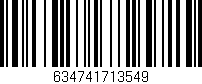 Código de barras (EAN, GTIN, SKU, ISBN): '634741713549'